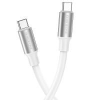  USB kabelis Borofone BX82 60W Type-C to Type-C 1.0m white 